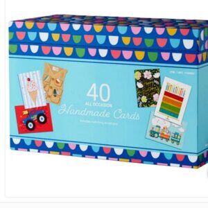 Hand Crafted All Occasion Greeting Cards, 40-count, new